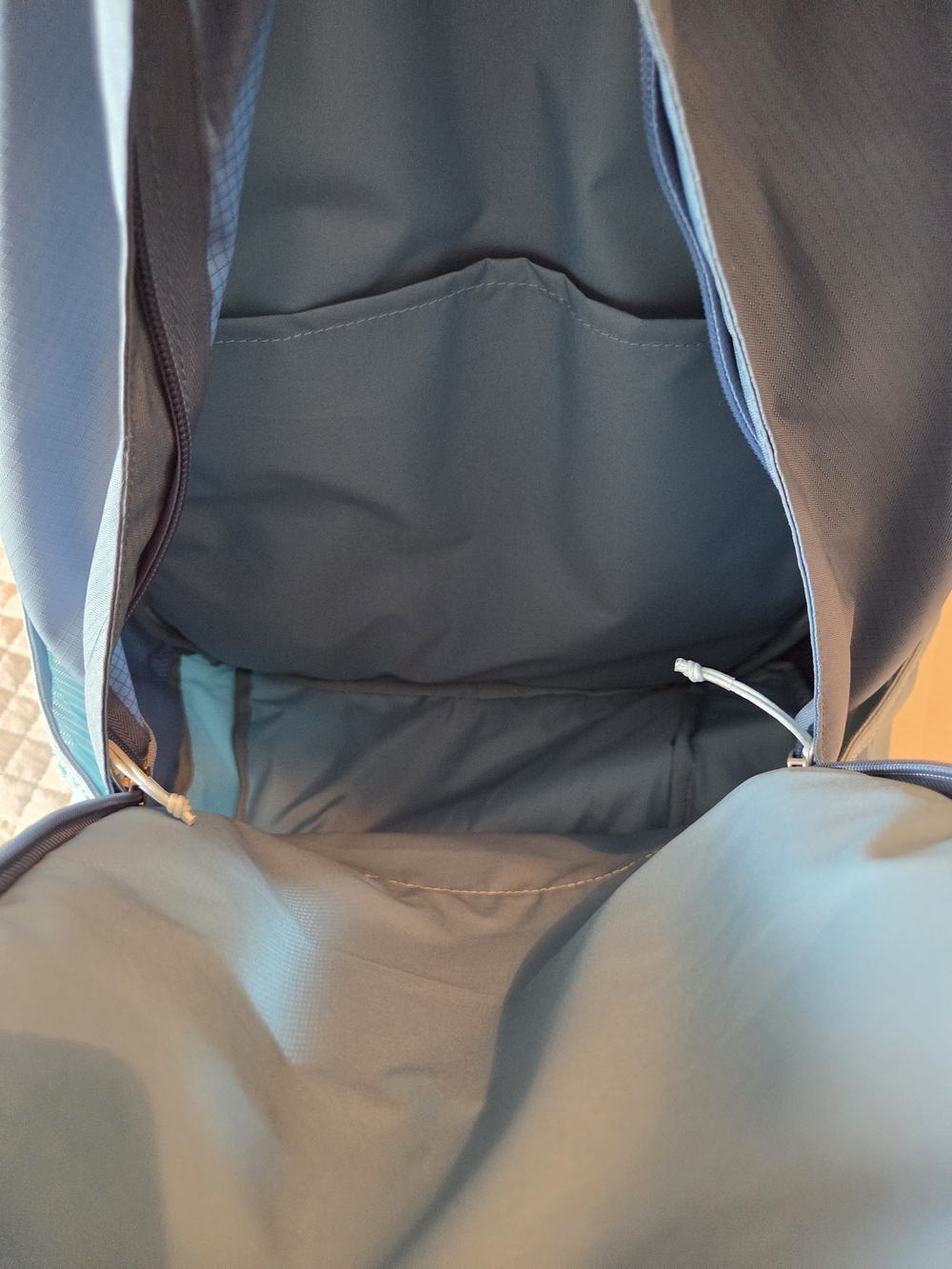 NWOT Nike Slate Blue Backpack with Front Bungee - Picture 3 of 9